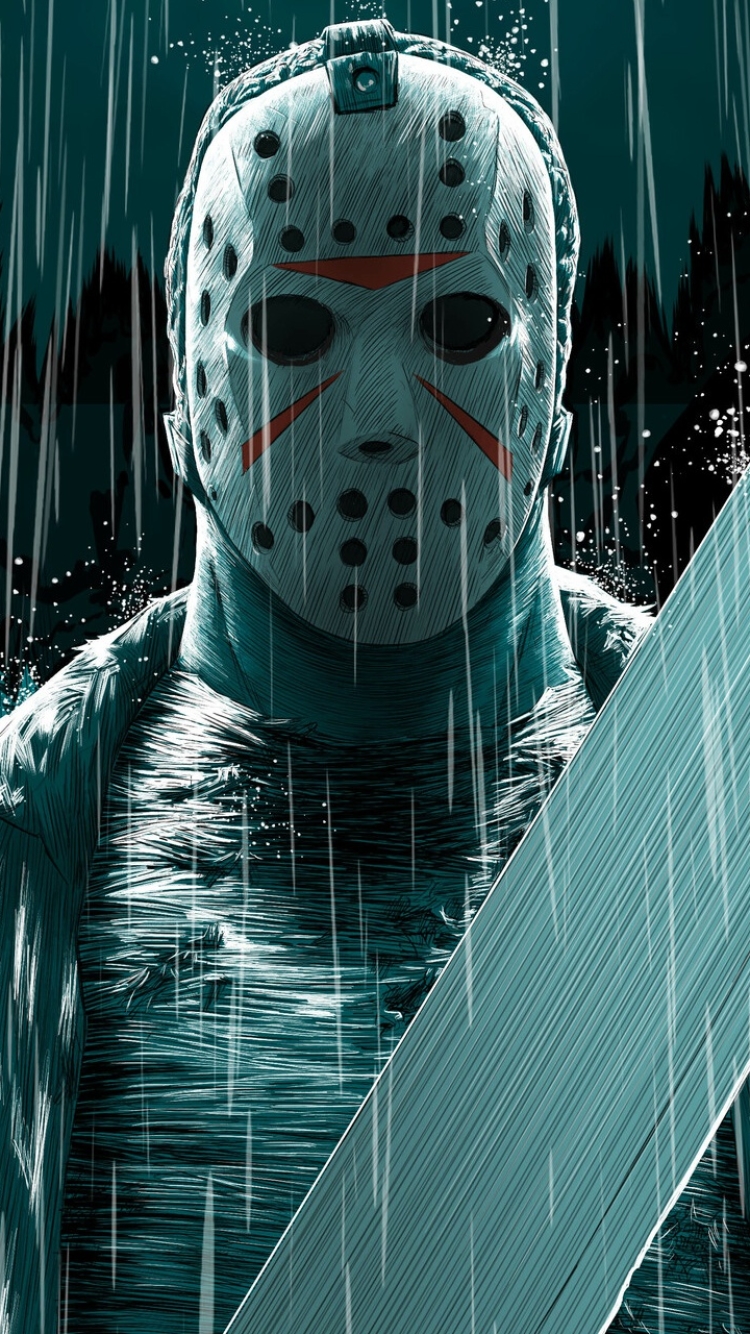 Download mobile wallpaper Friday The 13Th, Mask, Jason Voorhees, Movie for free.