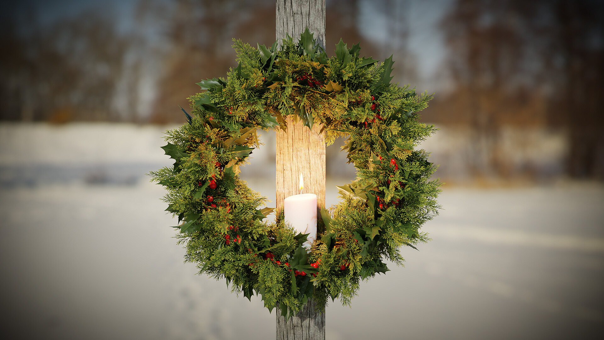 Téléchargez gratuitement l'image Noël, Vacances, Décorations De Noël, Bougie sur le bureau de votre PC