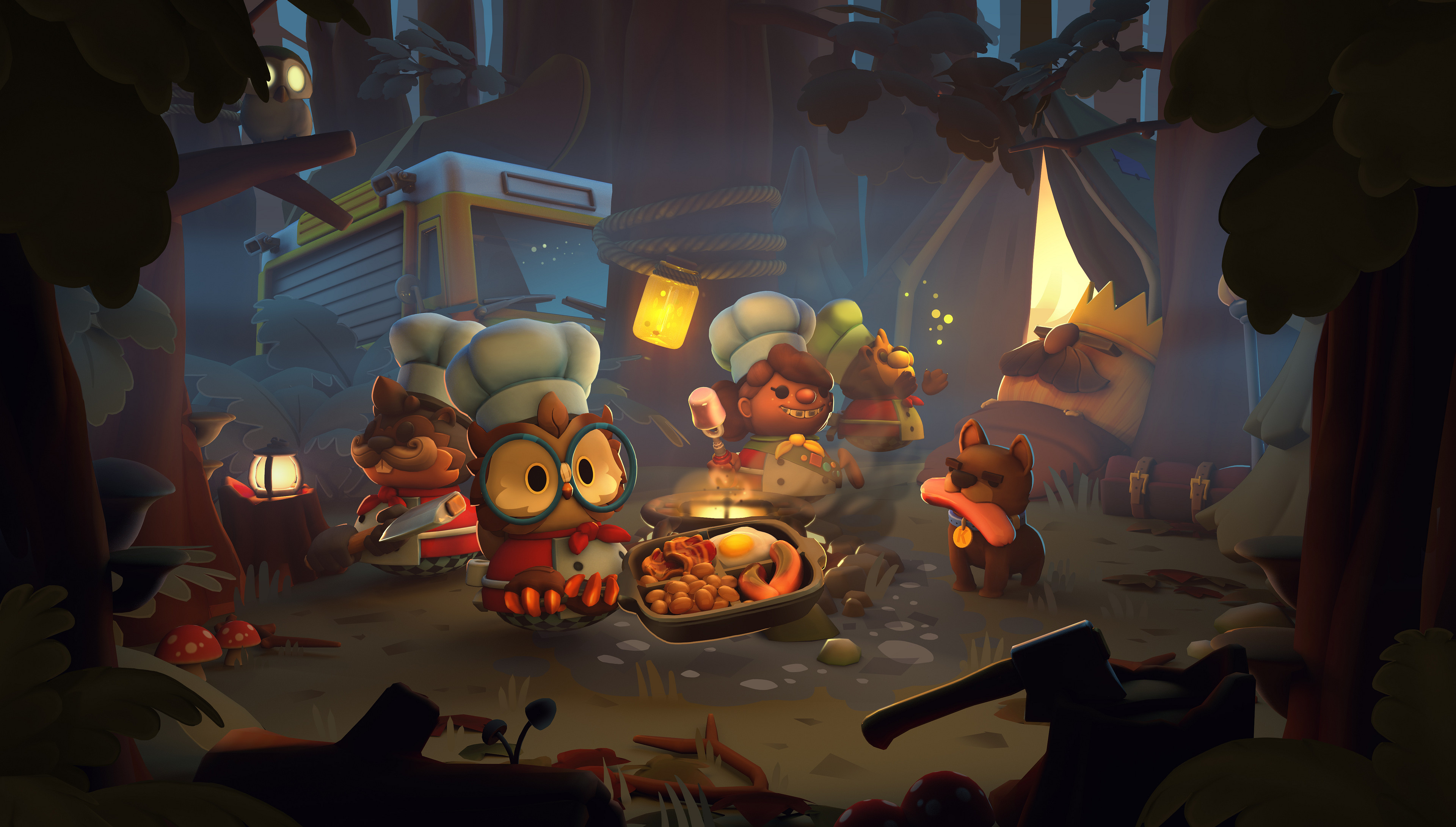 1011637 Hintergrundbild herunterladen computerspiele, overcooked 2 - Bildschirmschoner und Bilder kostenlos