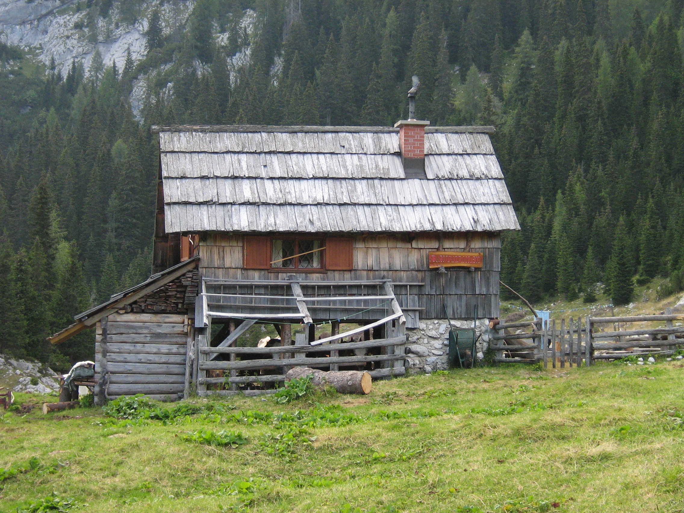 Free download wallpaper Landscape, Cabin, Man Made on your PC desktop