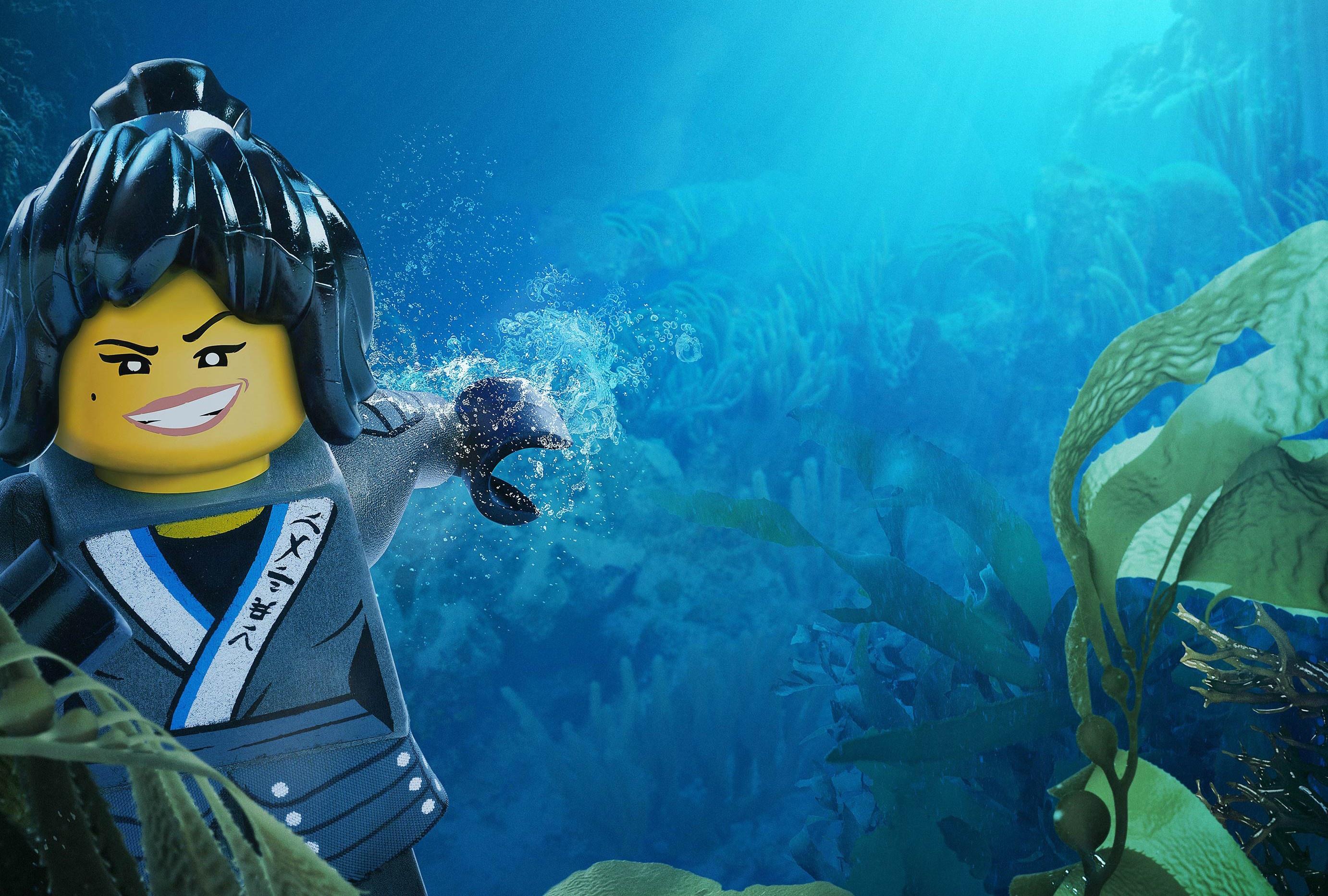 Download mobile wallpaper Lego, Underwater, Movie, The Lego Ninjago Movie for free.