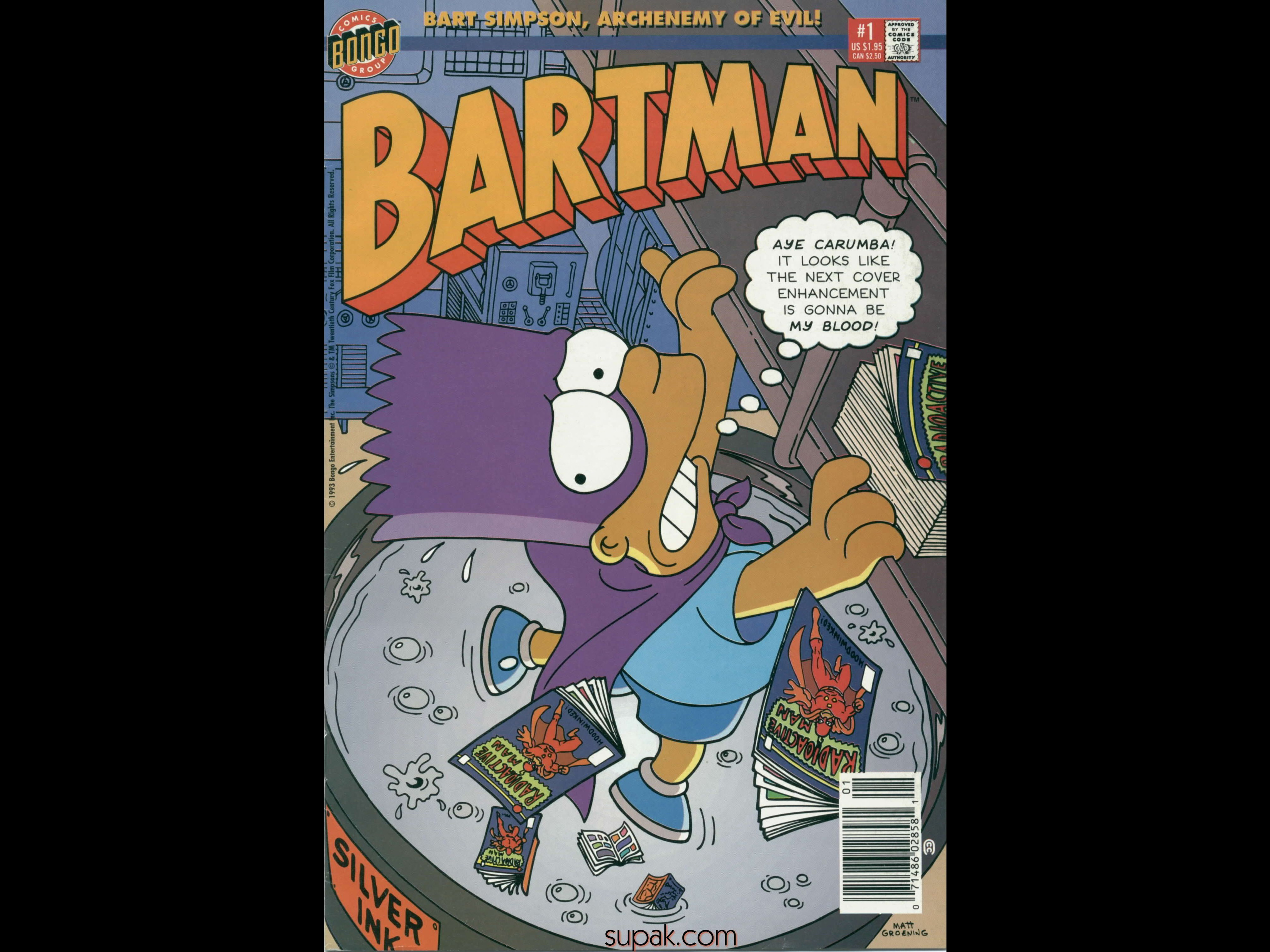 Завантажити шпалери безкоштовно Комікси, Бартман картинка на робочий стіл ПК
