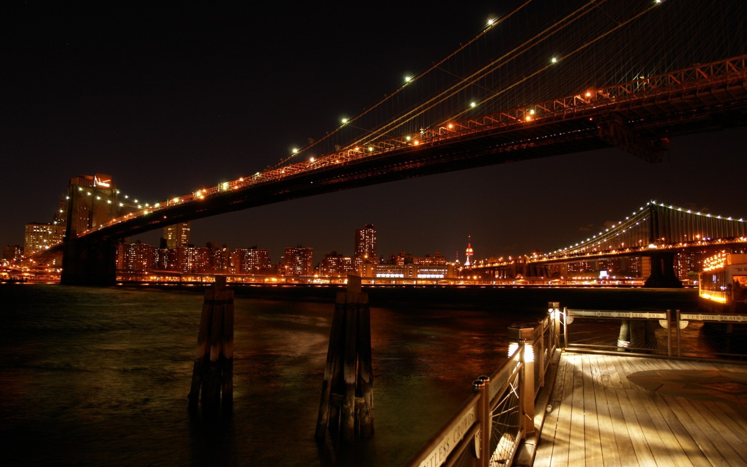 Скачать картинку Бруклинский Мост, Мосты, Сделано Человеком в телефон бесплатно.