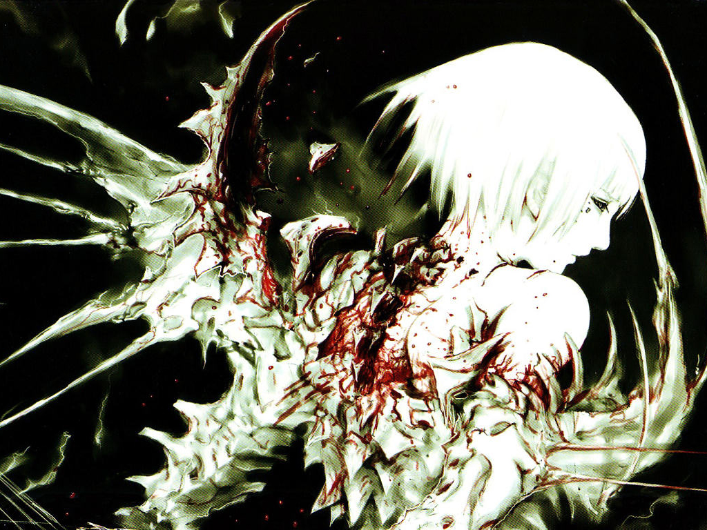 Download mobile wallpaper Anime, Blood, Dark, Abara for free.