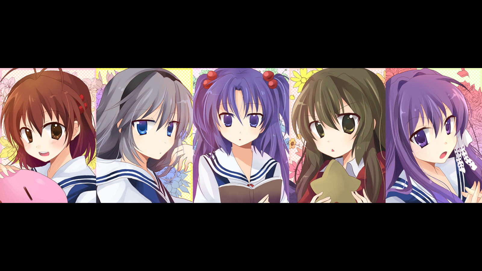 Baixe gratuitamente a imagem Anime, Kyou Fujibayashi, Clannad, Tomoyo Sakagami, Nagisa Furukawa, Kotomi Ichinose, Fuuko Ibuki na área de trabalho do seu PC