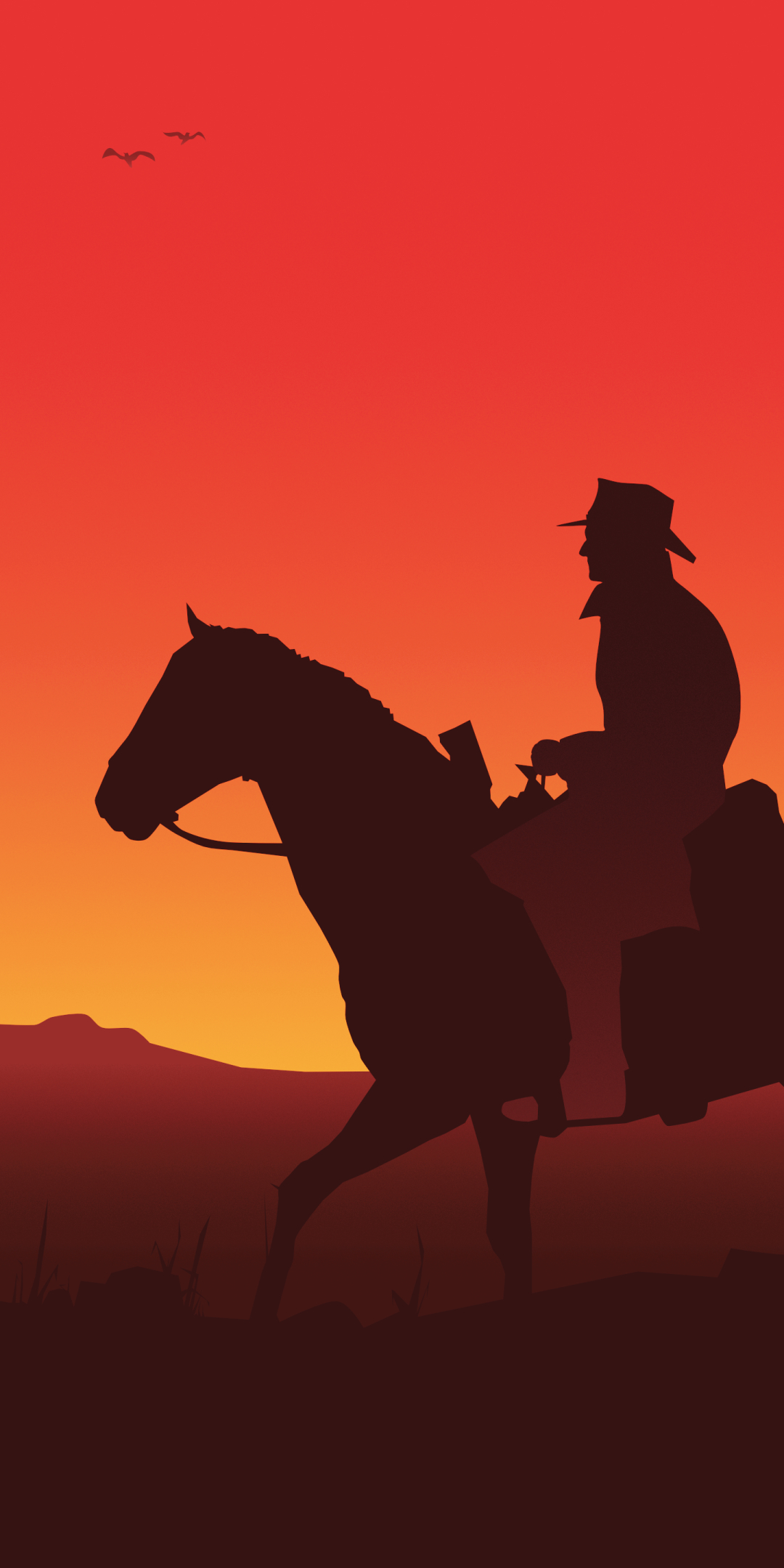 Handy-Wallpaper Computerspiele, Red Dead Redemption 2, Roter Tot kostenlos herunterladen.