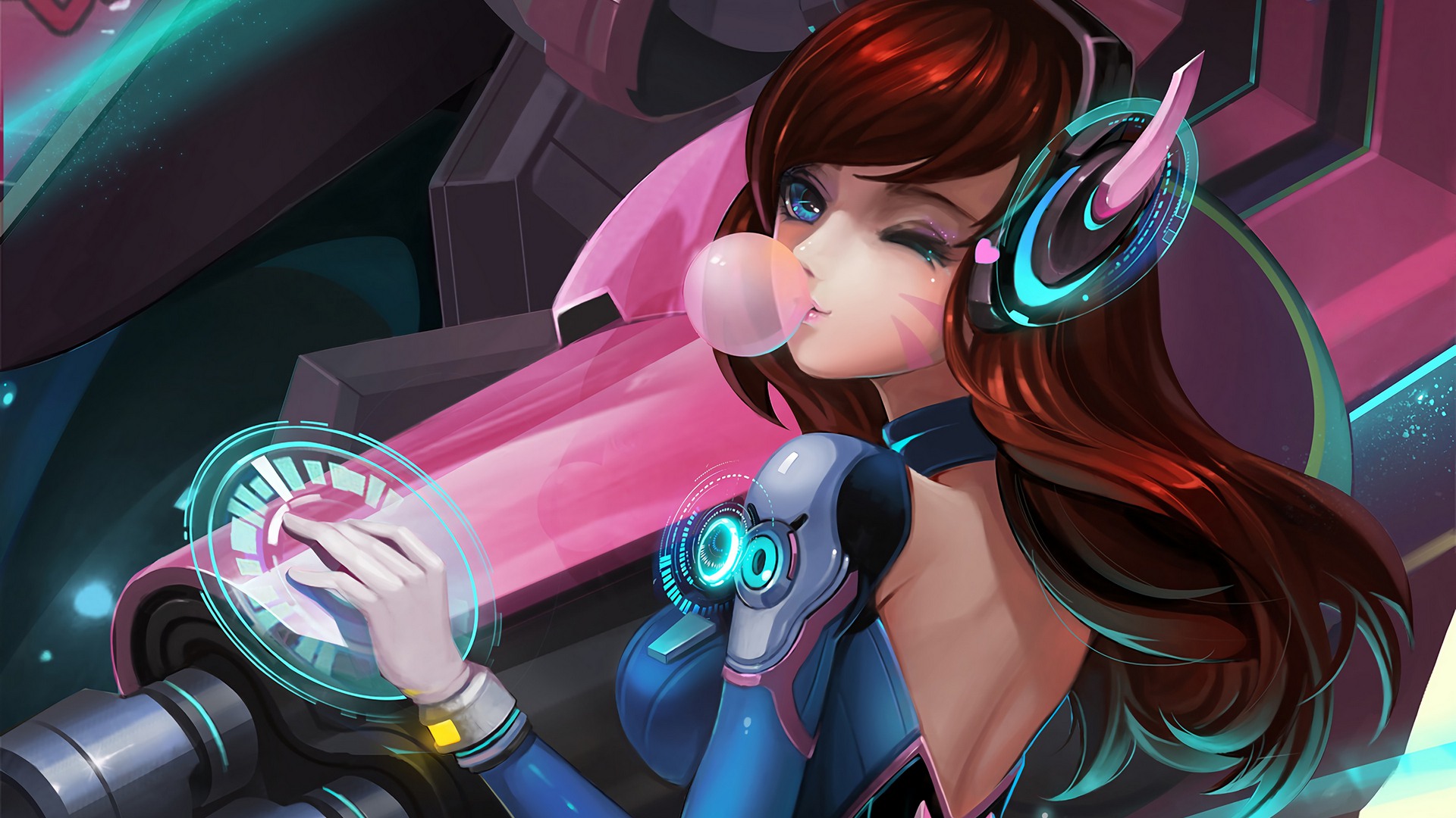 Descarga gratuita de fondo de pantalla para móvil de Overwatch, Videojuego, D Va (Supervisión).