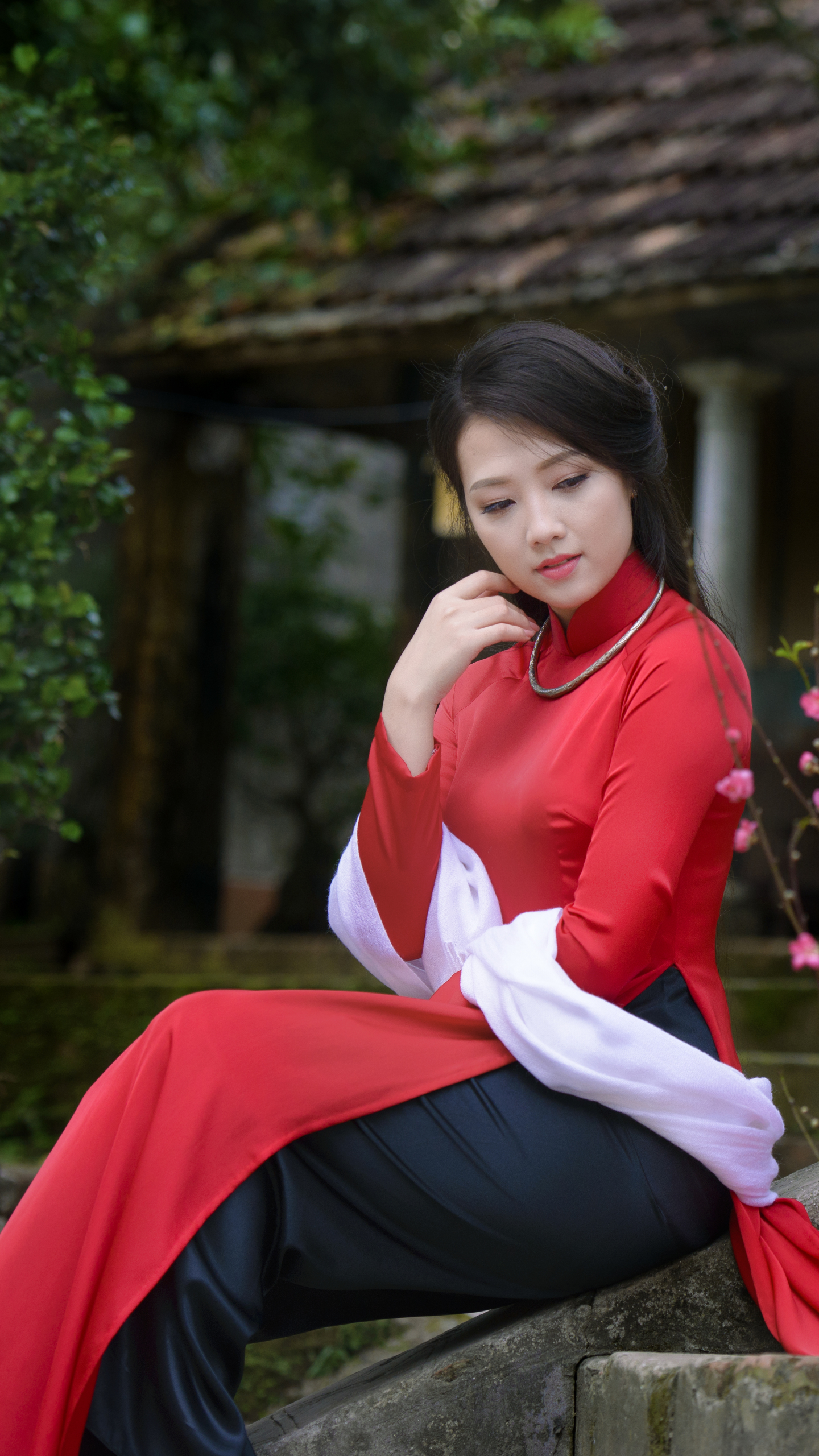 Téléchargez des papiers peints mobile Asiatique, Femmes, Vietnamien, Ao Daï gratuitement.