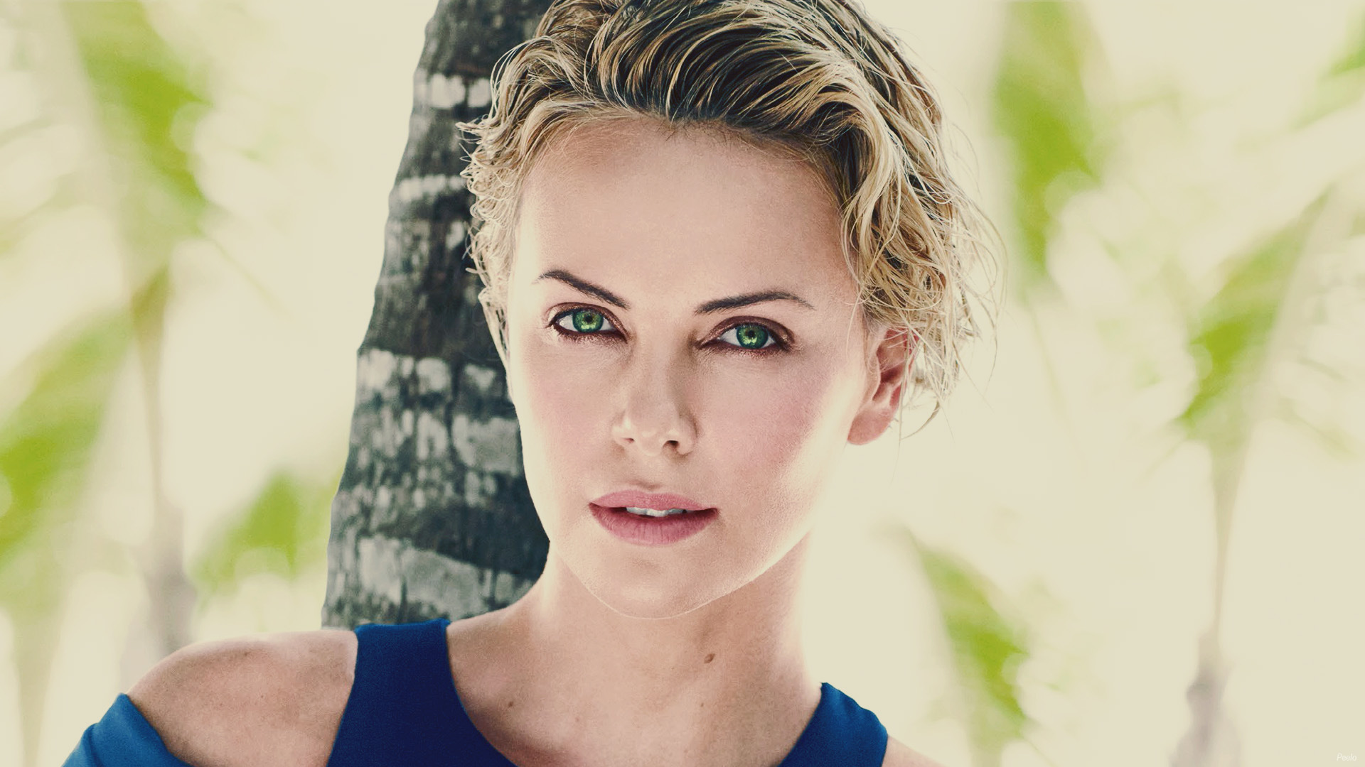 Free download wallpaper Charlize Theron, Green Eyes, Celebrity on your PC desktop