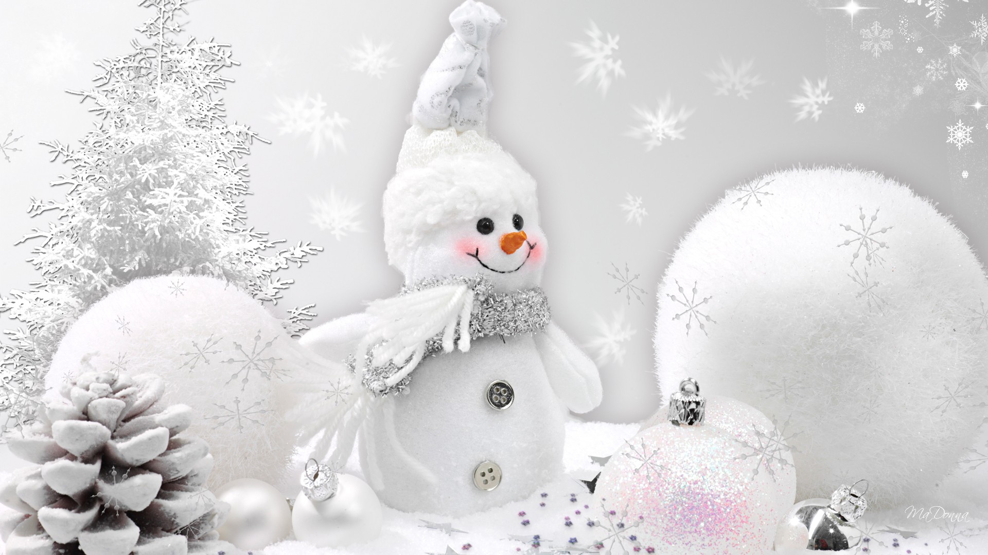 PCデスクトップにクリスマス, 雪だるま, クリスマスオーナメント, ホリデー画像を無料でダウンロード
