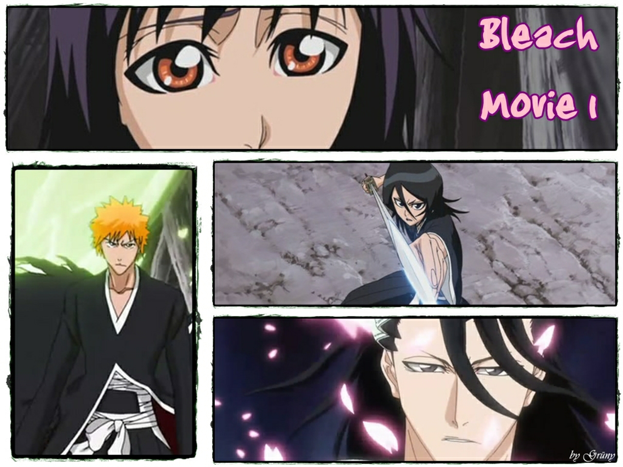 Téléchargez des papiers peints mobile Bleach, Animé, Rukia Kuchiki, Ichigo Kurosaki, Byakuya Kuchiki gratuitement.