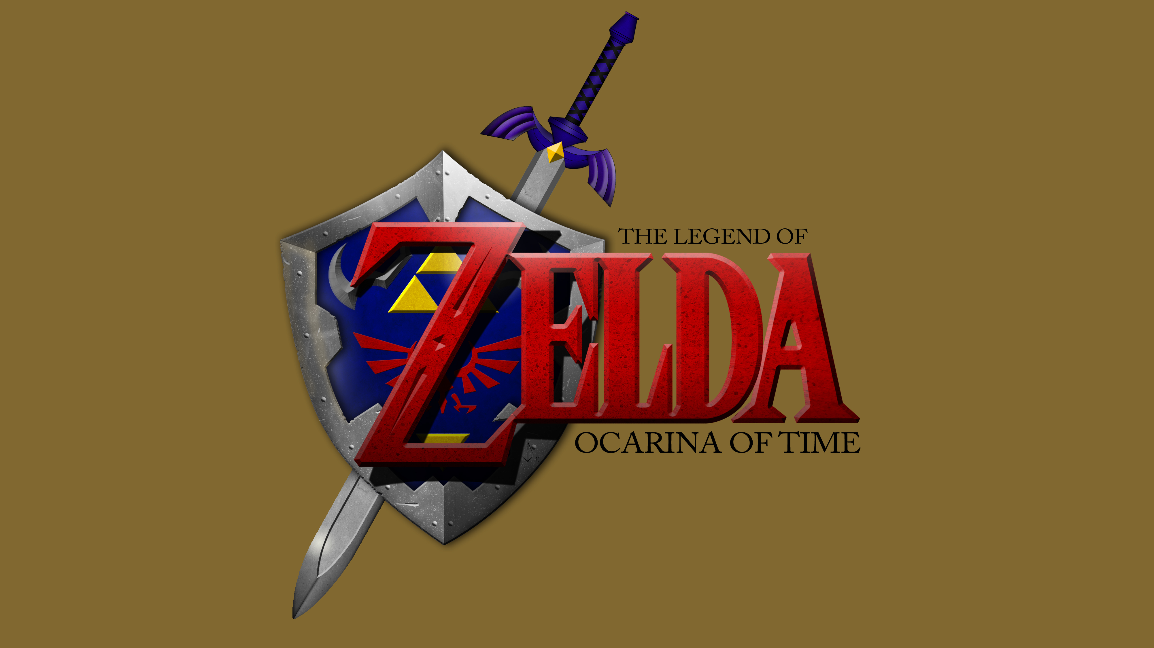 Descarga gratis la imagen Logo, Videojuego, Zelda, The Legend Of Zelda: Ocarina Of Time en el escritorio de tu PC