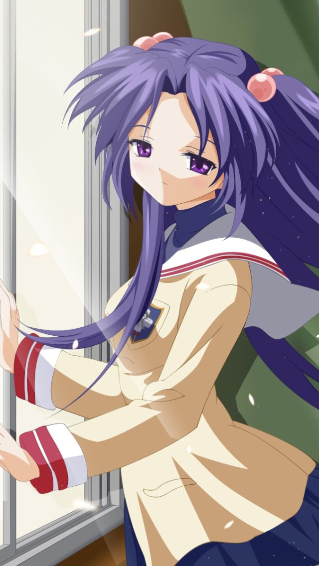 Handy-Wallpaper Animes, Clannad, Kotomi Ichinose kostenlos herunterladen.