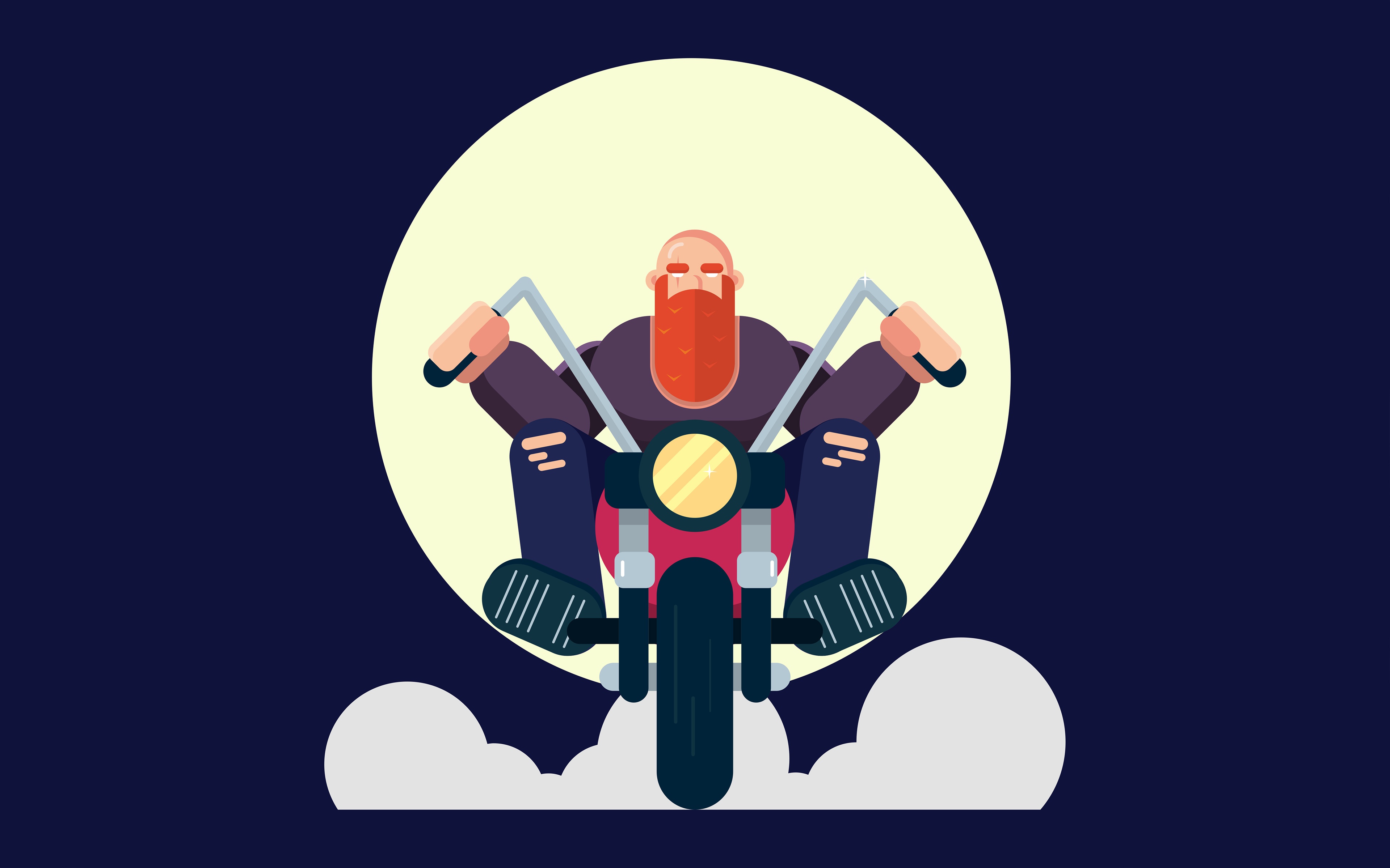 Laden Sie das Motorrad, Biker, Künstlerisch-Bild kostenlos auf Ihren PC-Desktop herunter