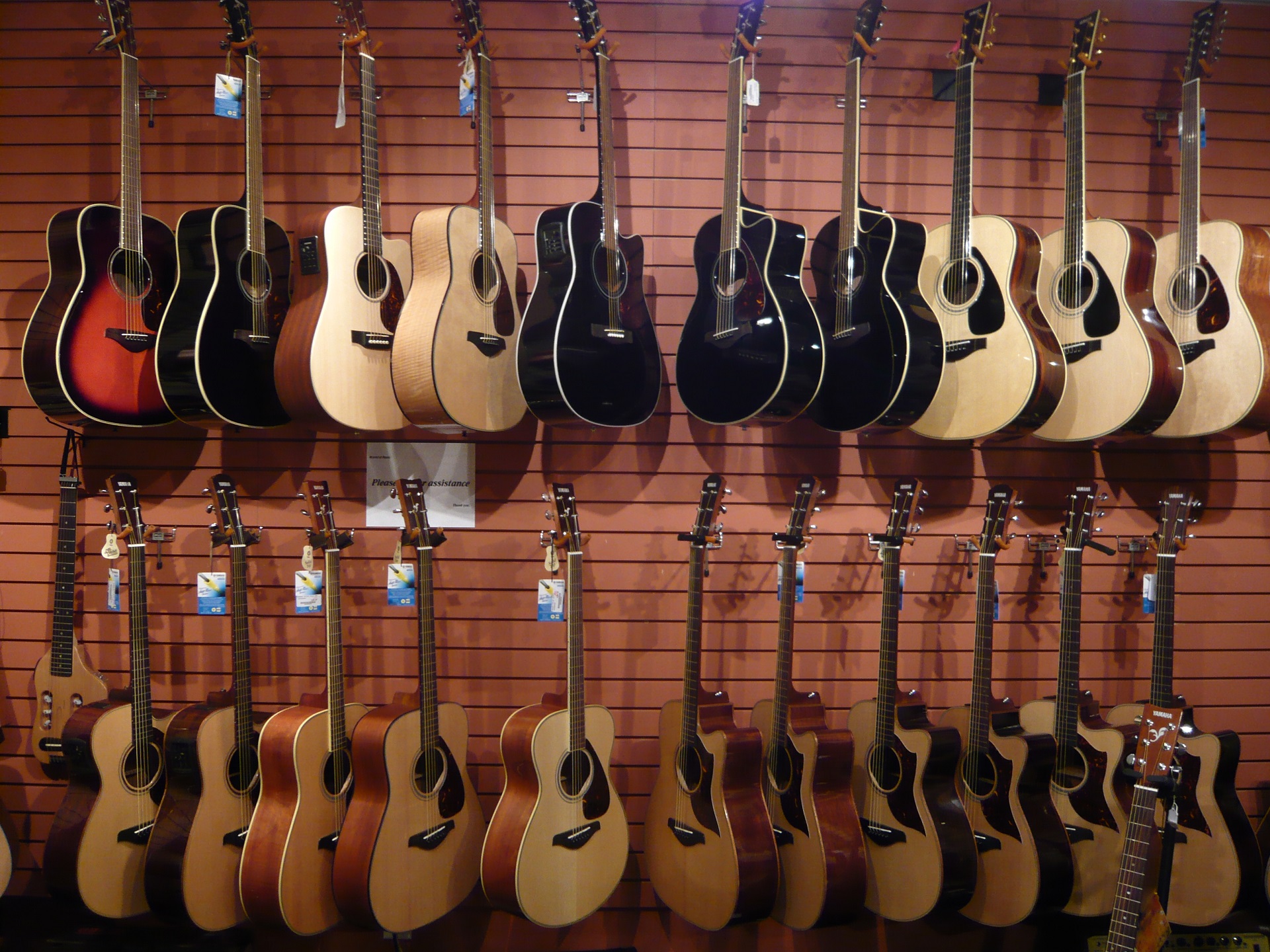 music, guitar, instrument, shop