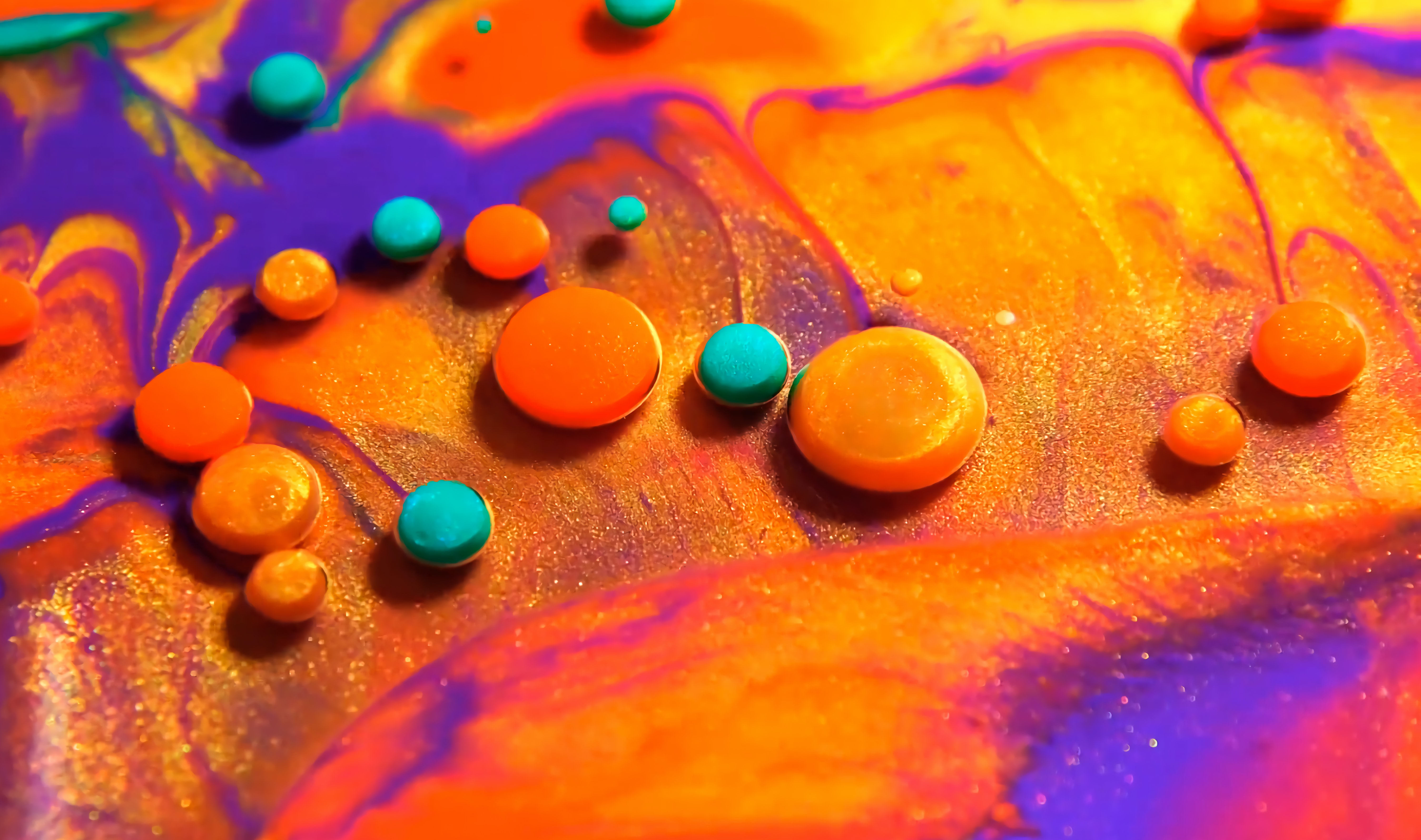 divorces, volume, abstract, multicolored, motley, paint, circle Full HD