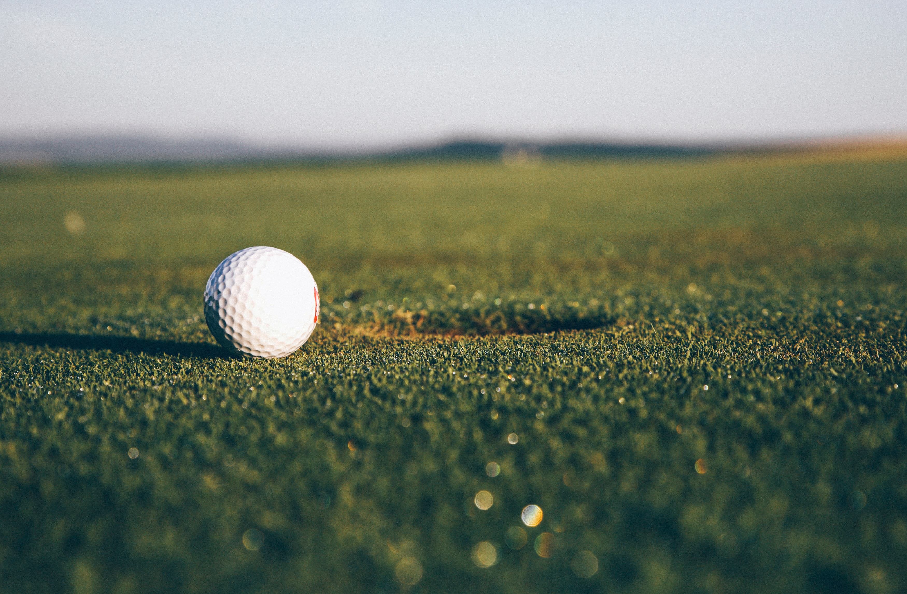 golf, sports, ball, lawn, hole