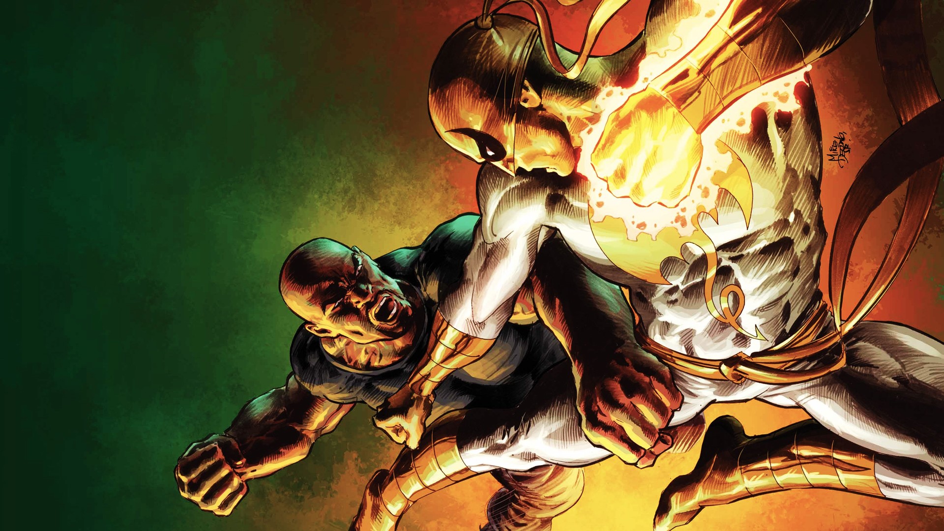 Baixar papel de parede para celular de História Em Quadrinhos, Power Man E Punho De Ferro gratuito.