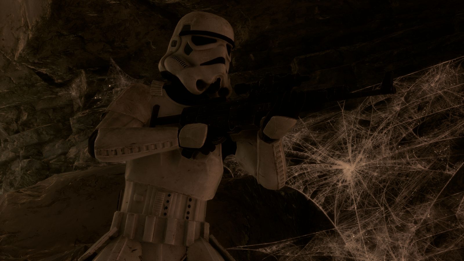 Descarga gratuita de fondo de pantalla para móvil de Telaraña, Videojuego, La Guerra De Las Galaxias, Soldado De Asalto, Frente De Batalla De Star Wars (2015).
