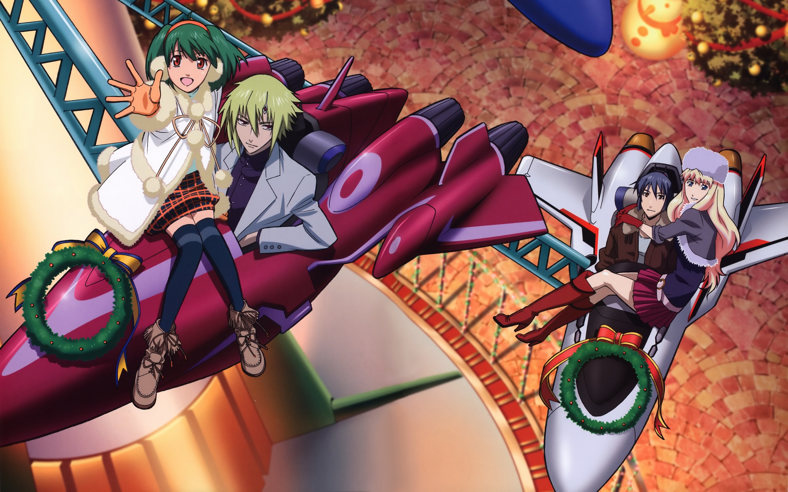 223904 Hintergrundbild herunterladen animes, makurosu furontia, weihnachten - Bildschirmschoner und Bilder kostenlos