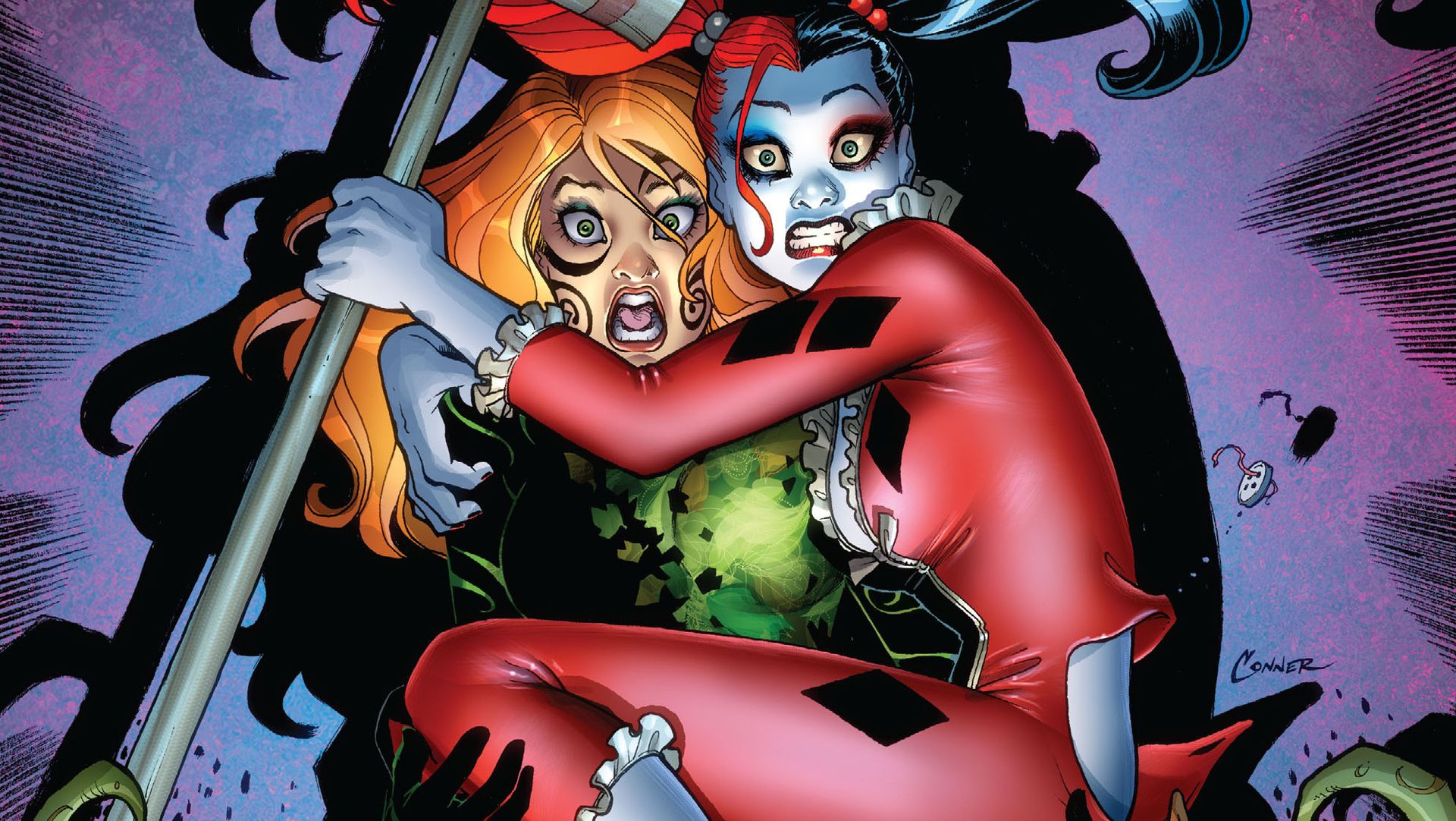 Handy-Wallpaper Comics, Harley Quinn kostenlos herunterladen.