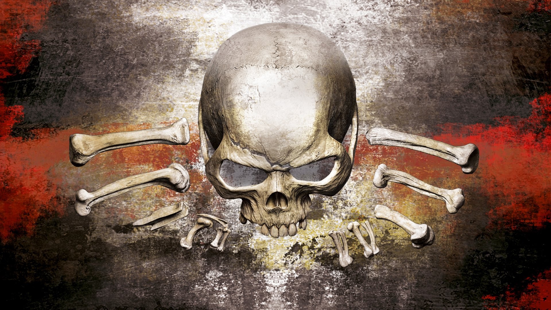 Download mobile wallpaper Dark, Skull for free.