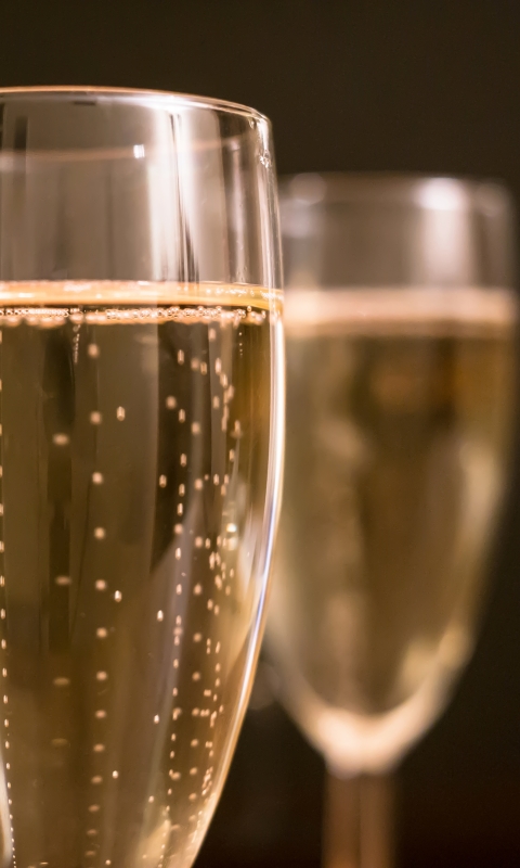 Download mobile wallpaper Food, Close Up, Glass, Drink, Champagne, Bottle, Alcohol for free.