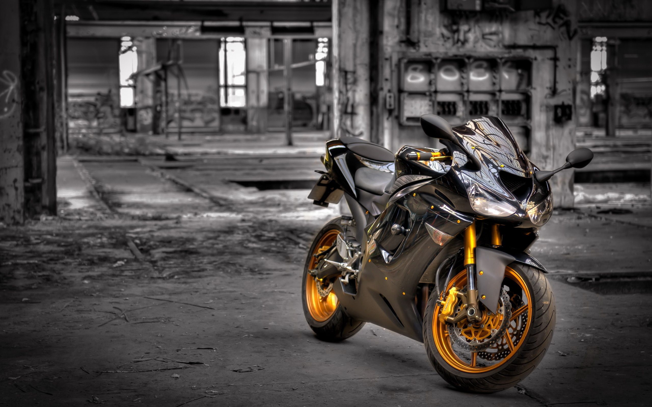 motorcycle, kawasaki zx6 r, background, motorcycles desktop HD wallpaper