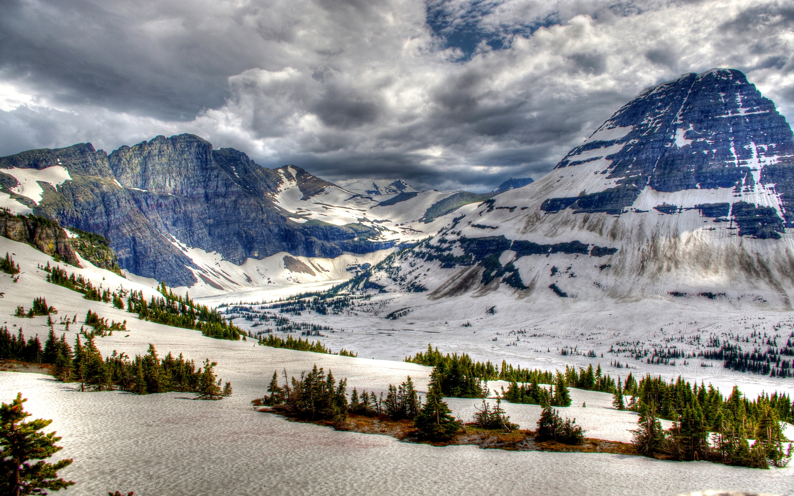 Laden Sie das Landschaft, Winter, Schnee, Gebirge, Wolke, Erde/natur-Bild kostenlos auf Ihren PC-Desktop herunter