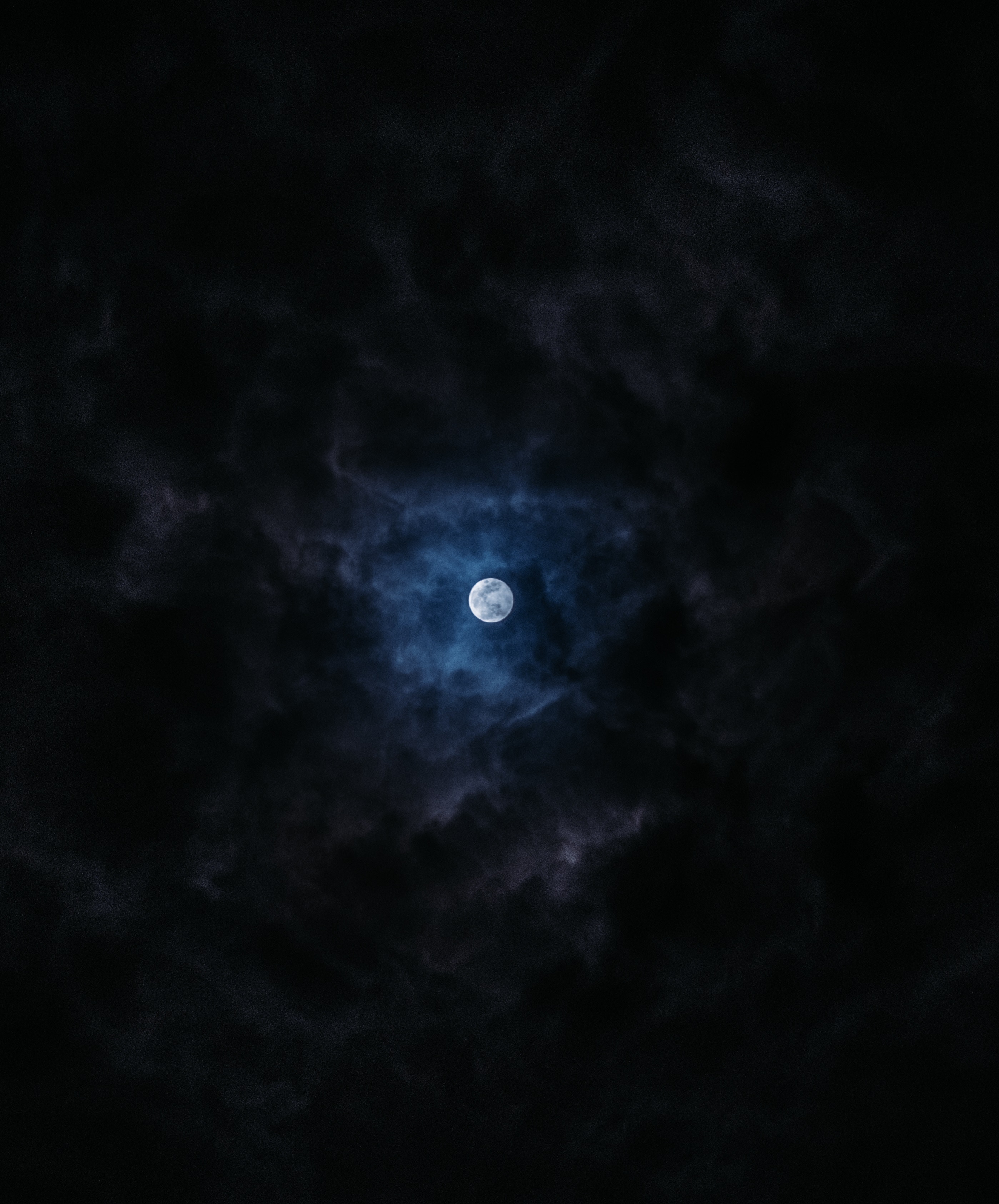 155033 descargar imagen luna, noche, cielo, nubes, oscuro, luna llena: fondos de pantalla y protectores de pantalla gratis