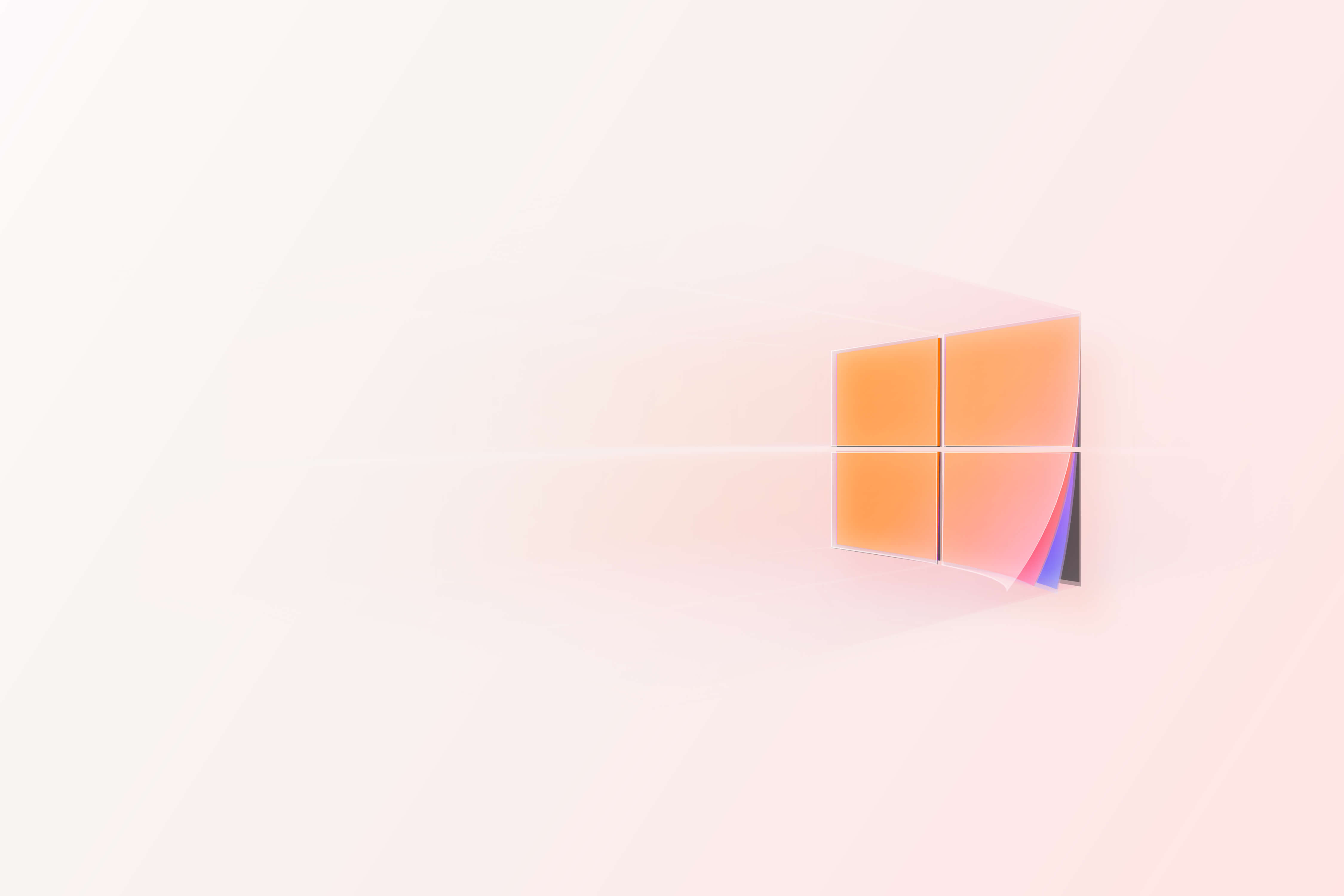 Téléchargez des papiers peints mobile Microsoft, Technologie, Logo, Les Fenêtres, Couleur Orange), Windows 10 gratuitement.