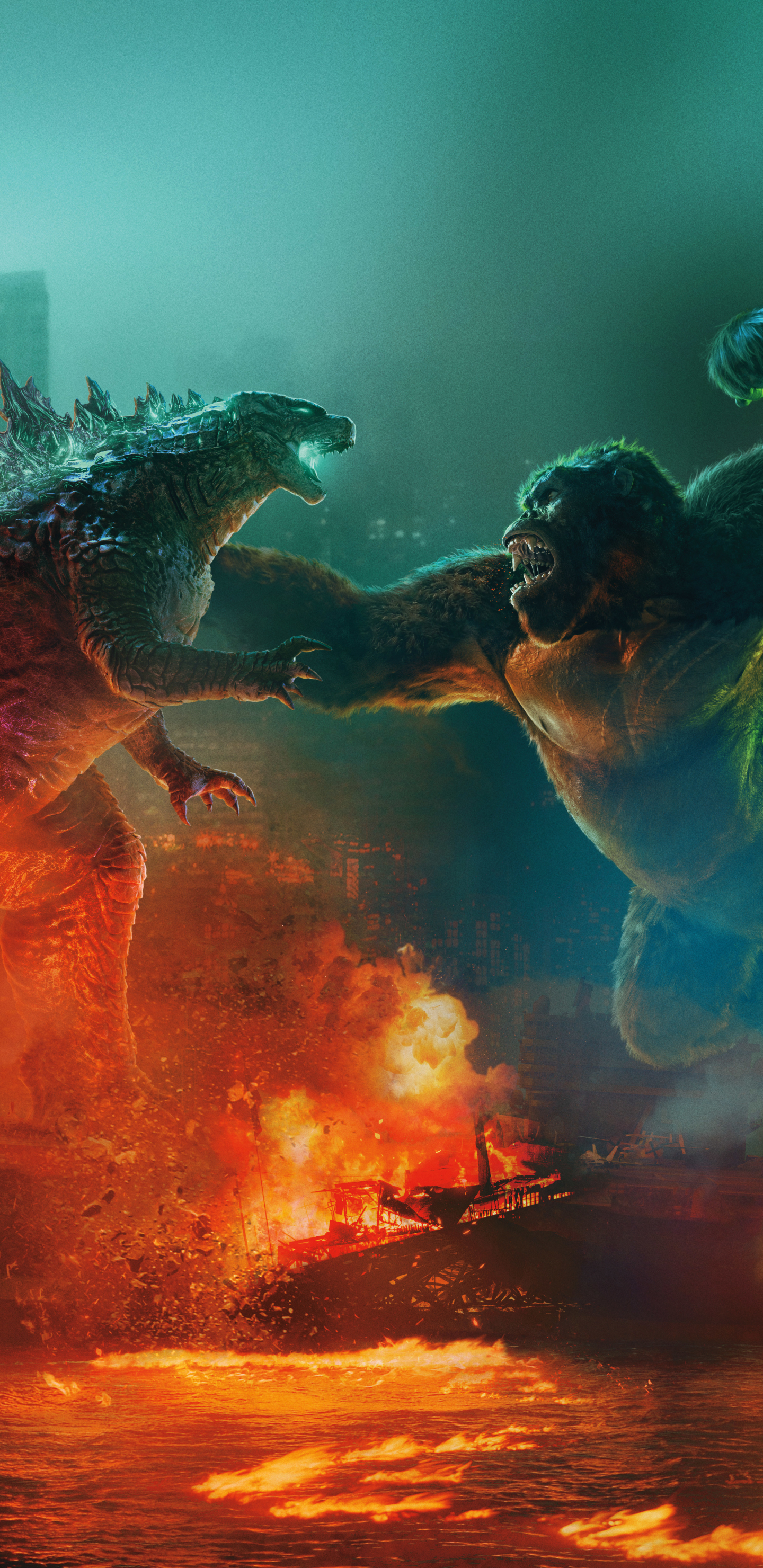 Handy-Wallpaper Filme, Godzilla Vs Kong kostenlos herunterladen.