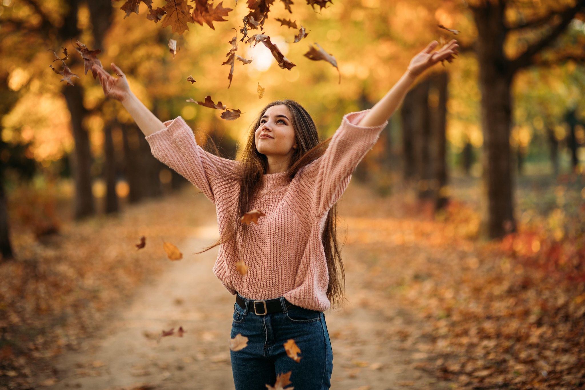 Baixar papel de parede para celular de Modelo, Mulheres, Cabelo Castanho, Profundidade De Campo gratuito.