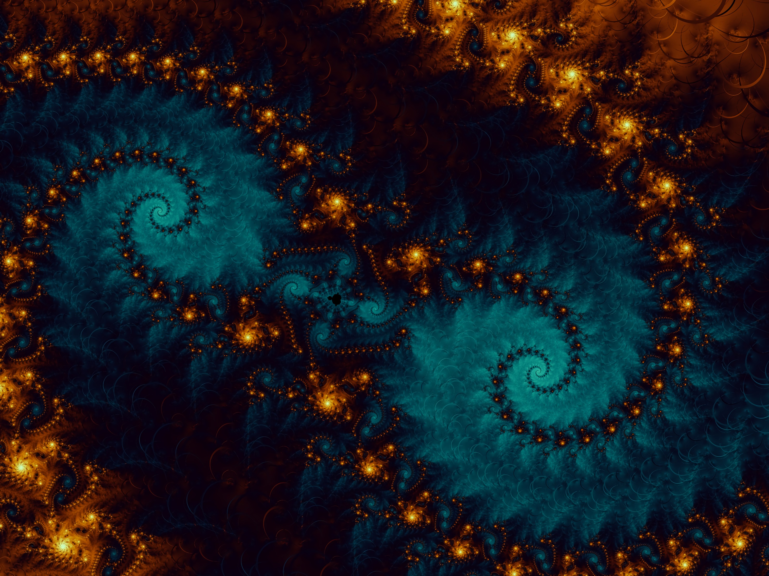 fractal, swirling, abstract, pattern, spiral, involute UHD