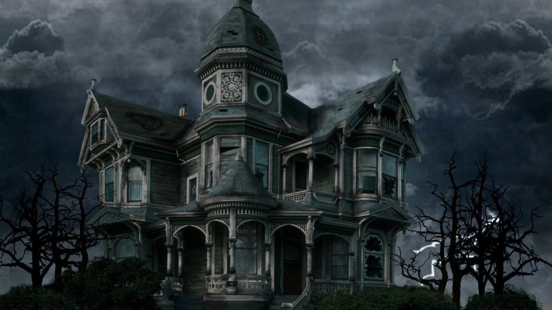 Download mobile wallpaper Dark, House, Old, Haunted, Victorian for free.
