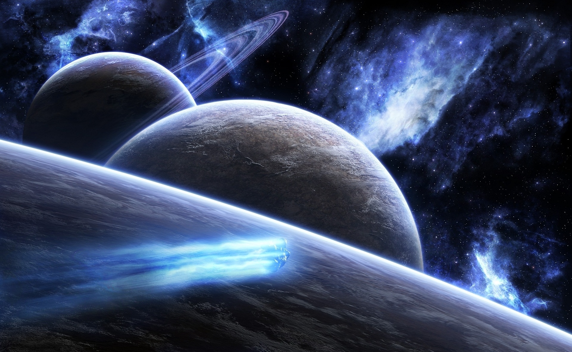 Handy-Wallpaper Science Fiction, Planetenlandschaft kostenlos herunterladen.