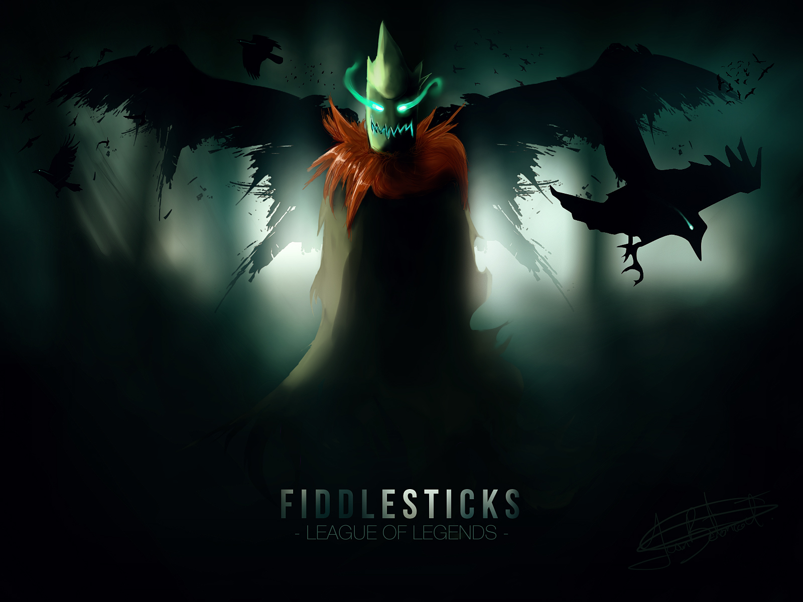 583376 baixar papel de parede videogame, league of legends, fiddlesticks (league of legends) - protetores de tela e imagens gratuitamente