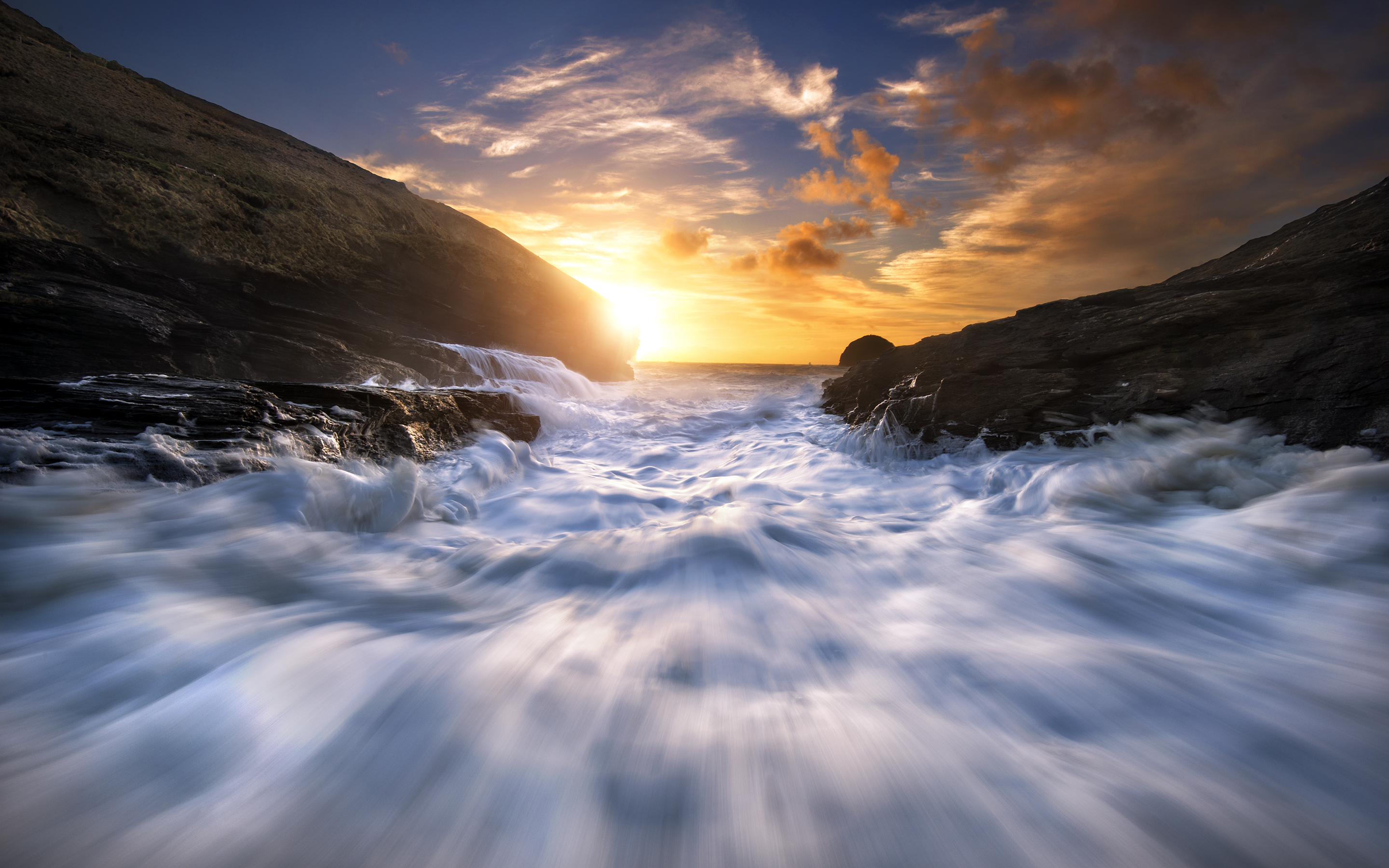 Descarga gratis la imagen Naturaleza, Cielo, Horizonte, Costa, Océano, Tierra/naturaleza en el escritorio de tu PC