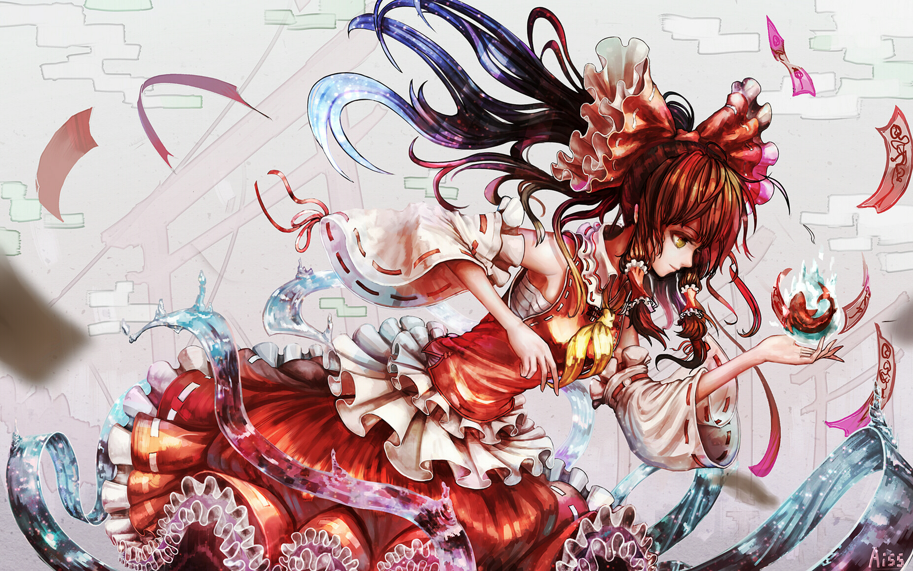 Baixar papel de parede para celular de Touhou, Reimu Hakurei, Anime gratuito.