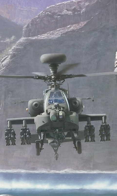 Descarga gratuita de fondo de pantalla para móvil de Militar, Boeing Ah 64 Apache, Helicópteros Militares.