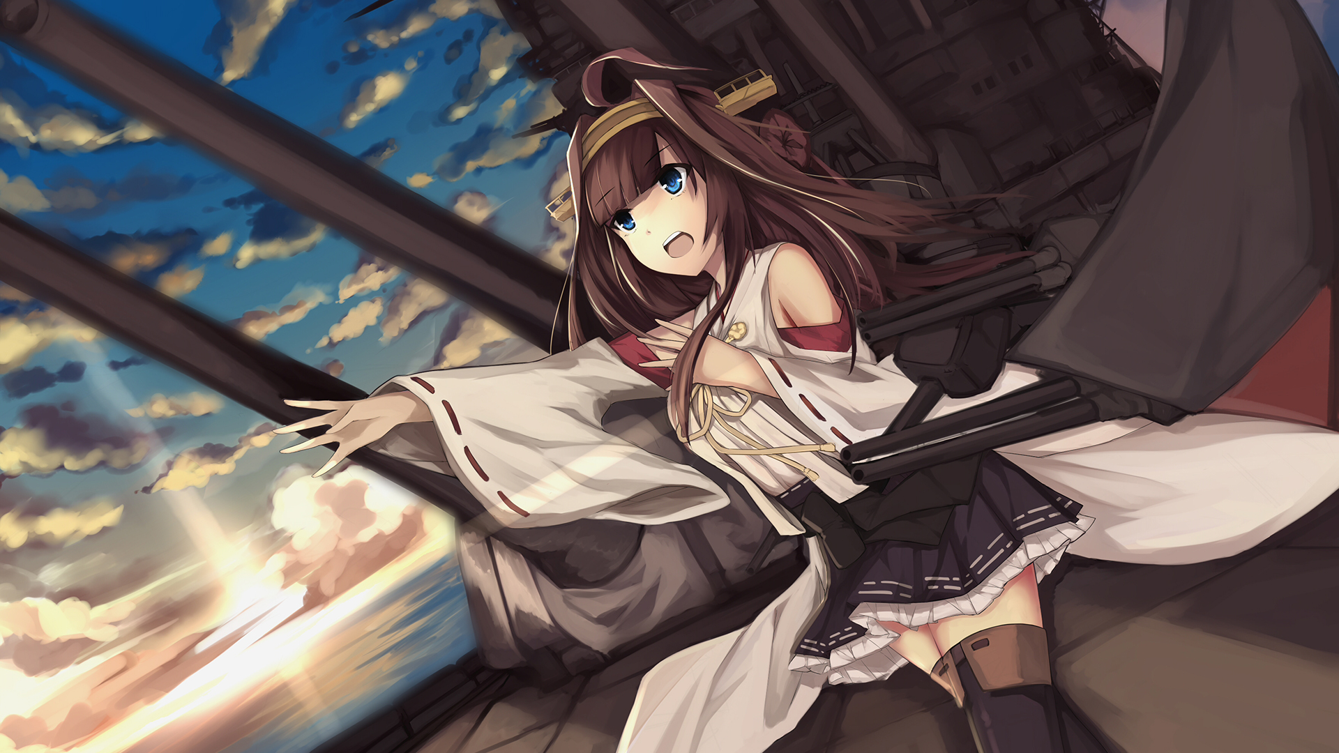 842271 Fondos de pantalla e Kongo (Kancolle) imágenes en el escritorio. Descarga protectores de pantalla  en tu PC gratis