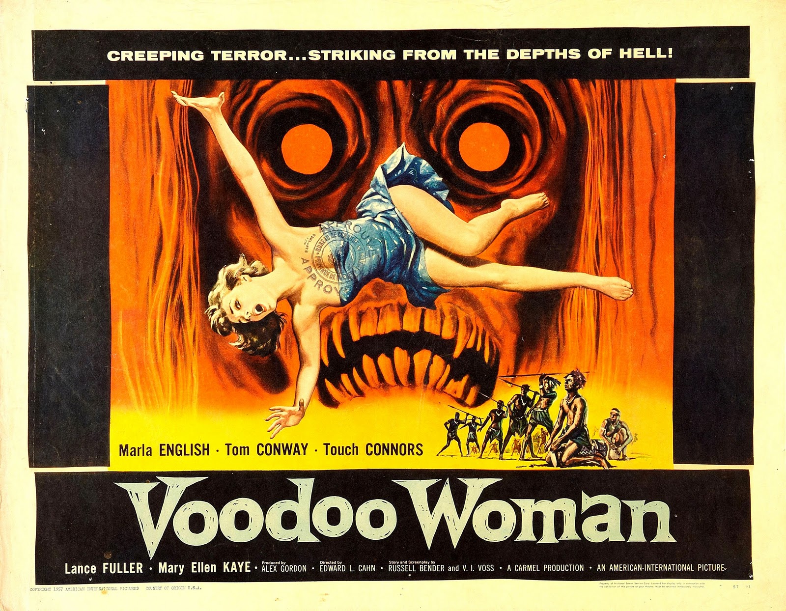 voodoo, halloween, movie, voodoo woman, creepy, horror, occult, scary, spooky, witch