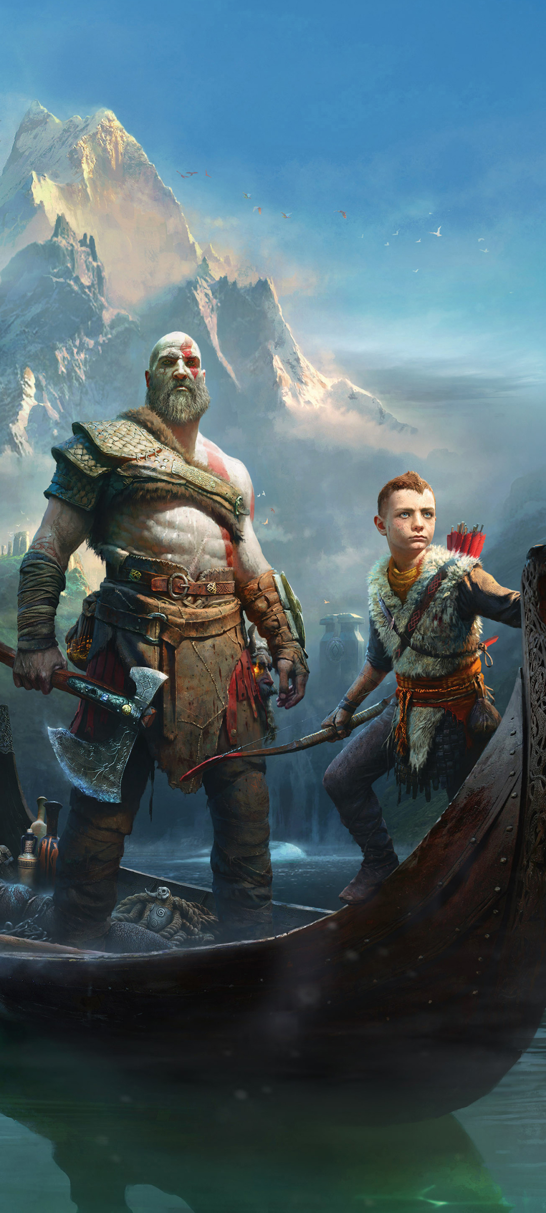 Baixar papel de parede para celular de God Of War, Videogame, Kratos (Deus Da Guerra), Deus Da Guerra, Atreus (Deus Da Guerra), Deus Da Guerra (2018) gratuito.