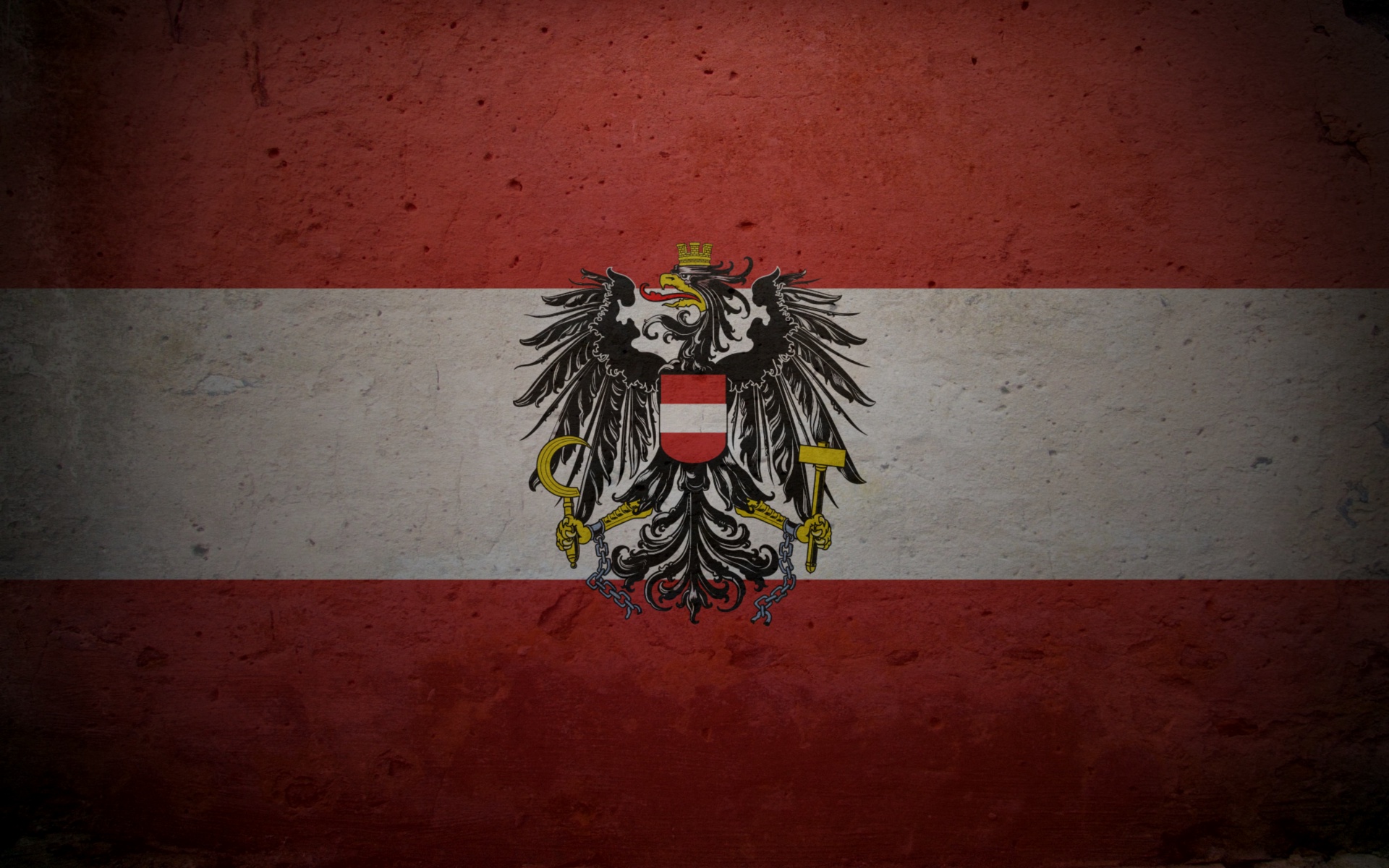 Скачать обои Флаг Австрии на телефон бесплатно