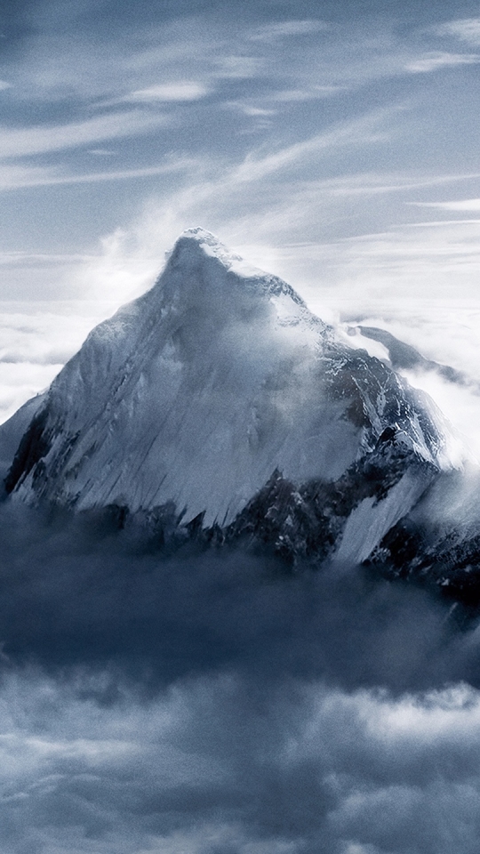 Download mobile wallpaper Sky, Mountain, Earth, Cloud, Mount Everest for free.