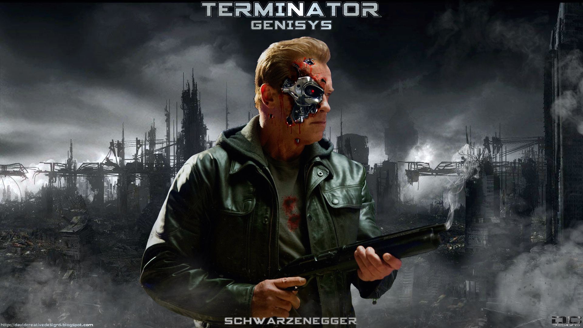 arnold schwarzenegger, movie, terminator genisys, poster, terminator
