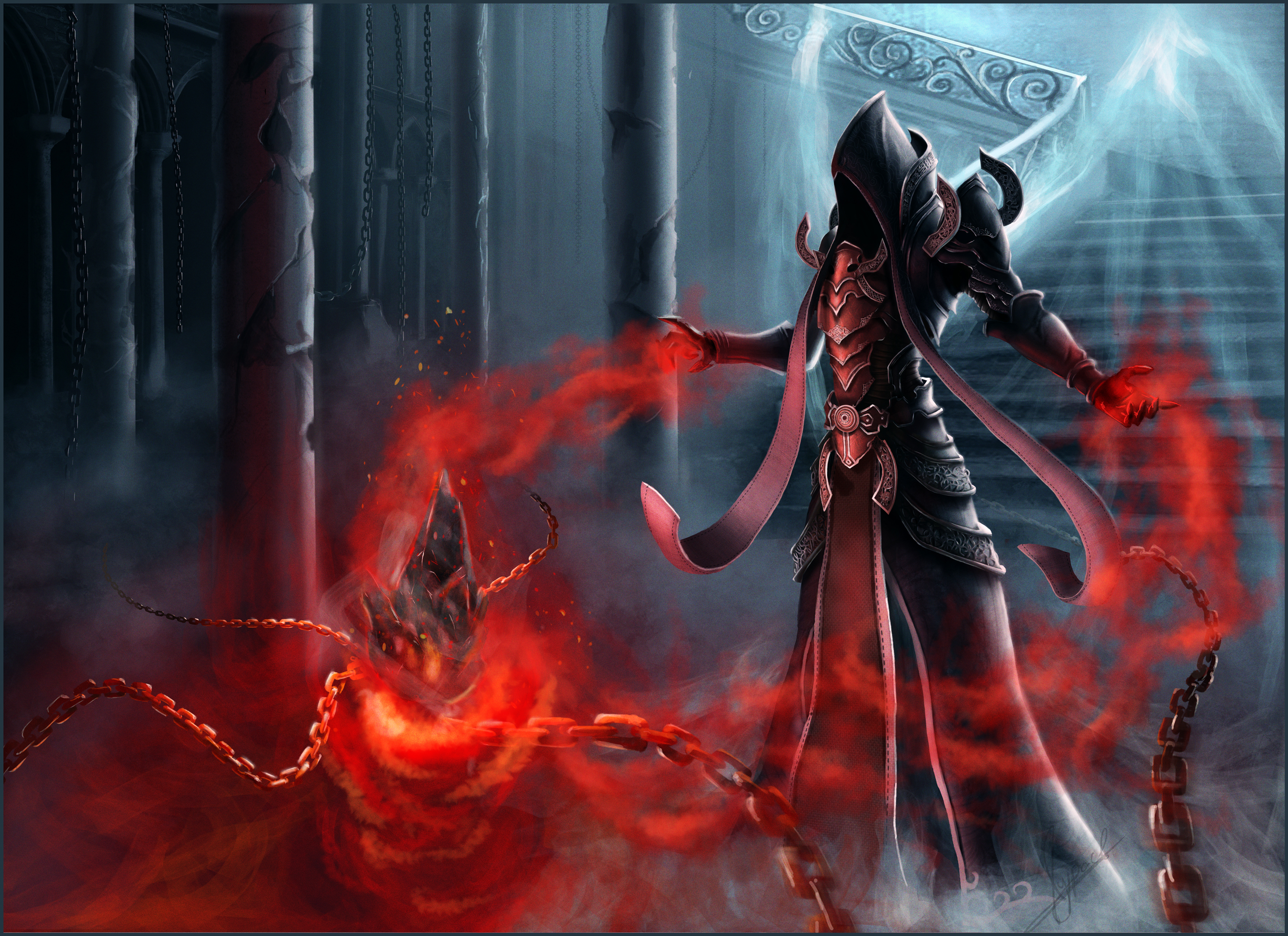 Free download wallpaper Diablo, Video Game, Malthael (Diablo Iii), Diablo Iii: Reaper Of Souls on your PC desktop
