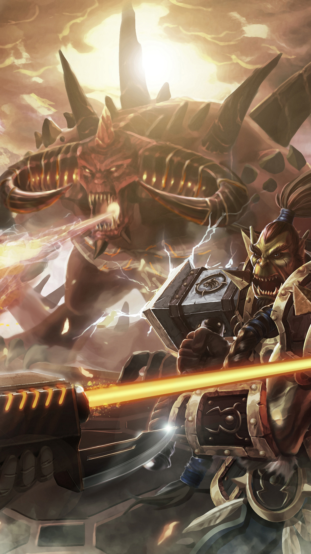 Download mobile wallpaper Diablo, Video Game, Thrall (World Of Warcraft), Heroes Of The Storm for free.