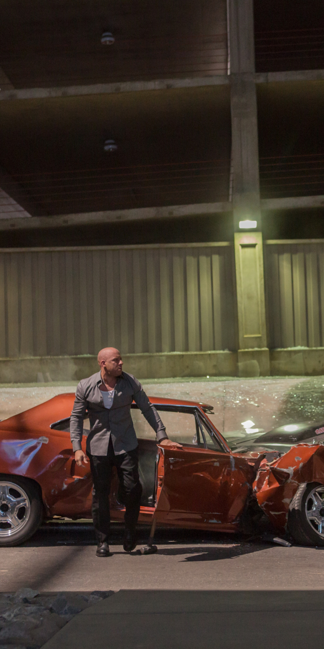 Download mobile wallpaper Fast & Furious, Vin Diesel, Movie, Dominic Toretto, Furious 7 for free.