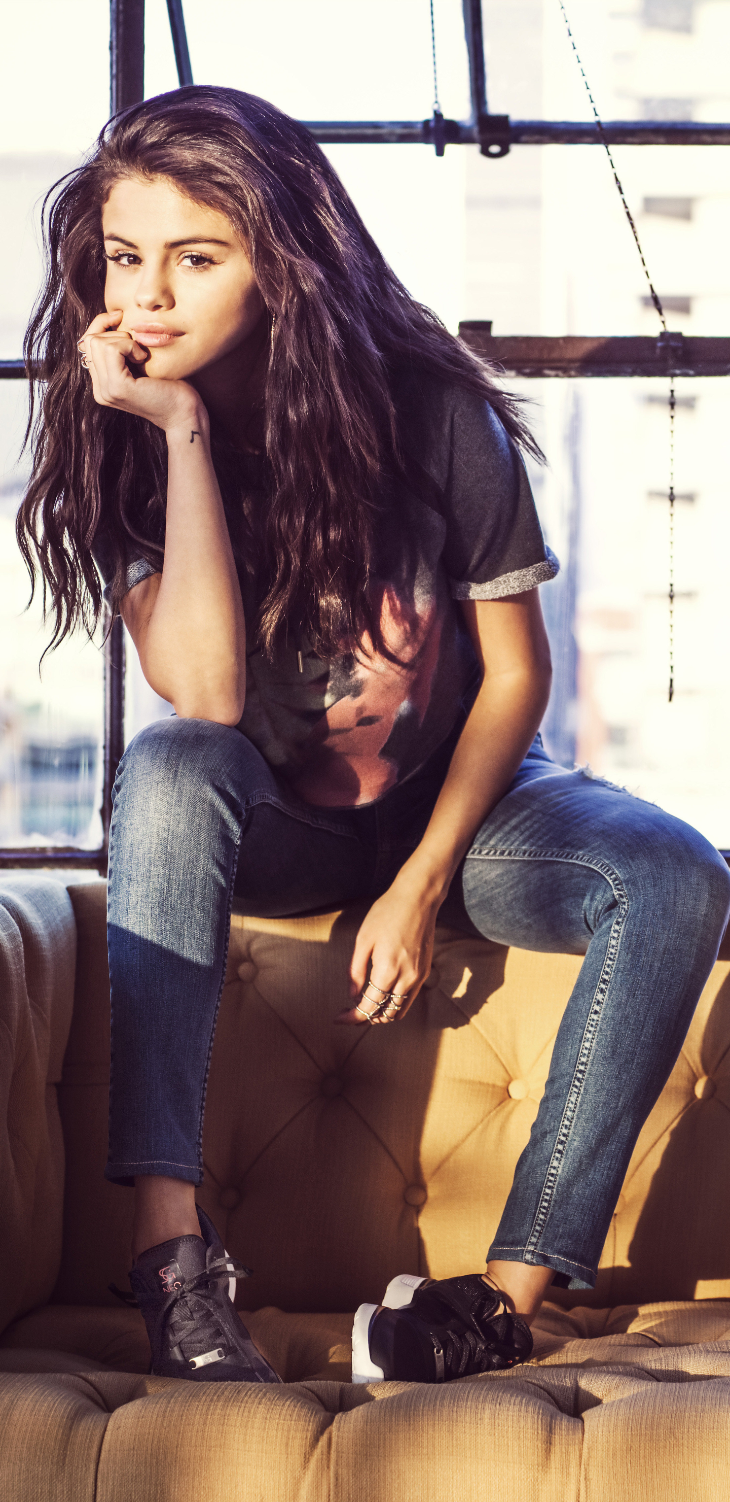 Download mobile wallpaper Music, Selena Gomez, Singer, Brunette, American, Actress for free.